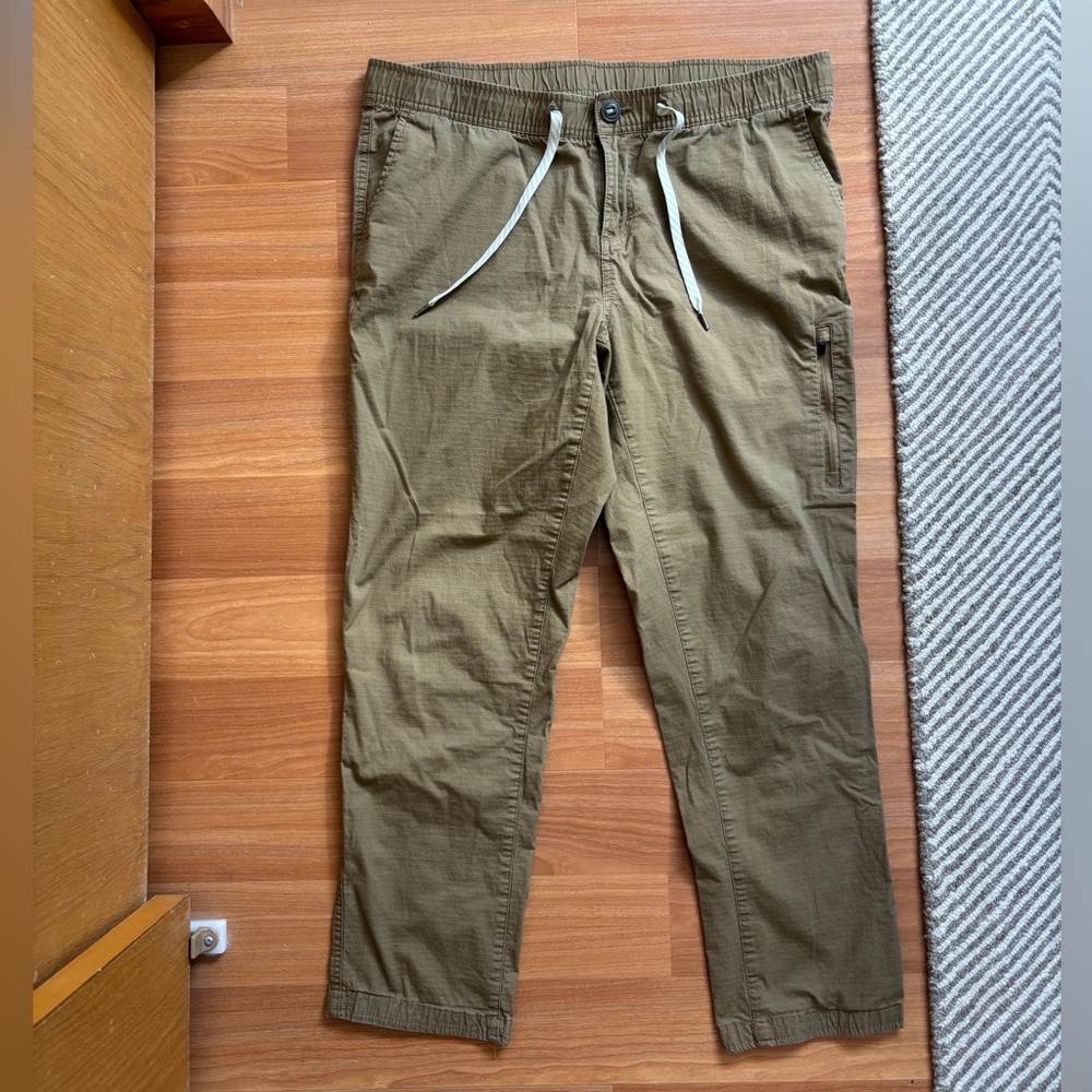 Vuori rip stop pants (women’s xl, tan)